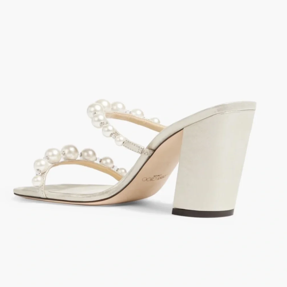 Jimmy Choo Amara Pearl Heels - Picture 4 of 17